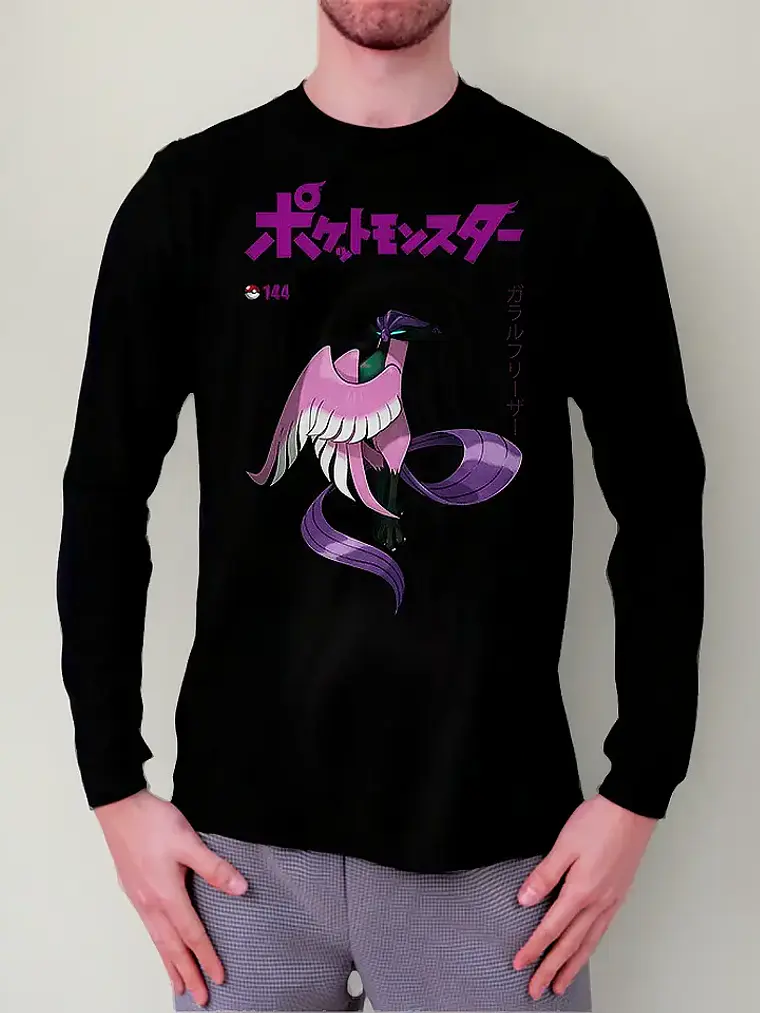 Polera Manga Larga Pokemon Galar - Articuno - Vale Gamess 1
