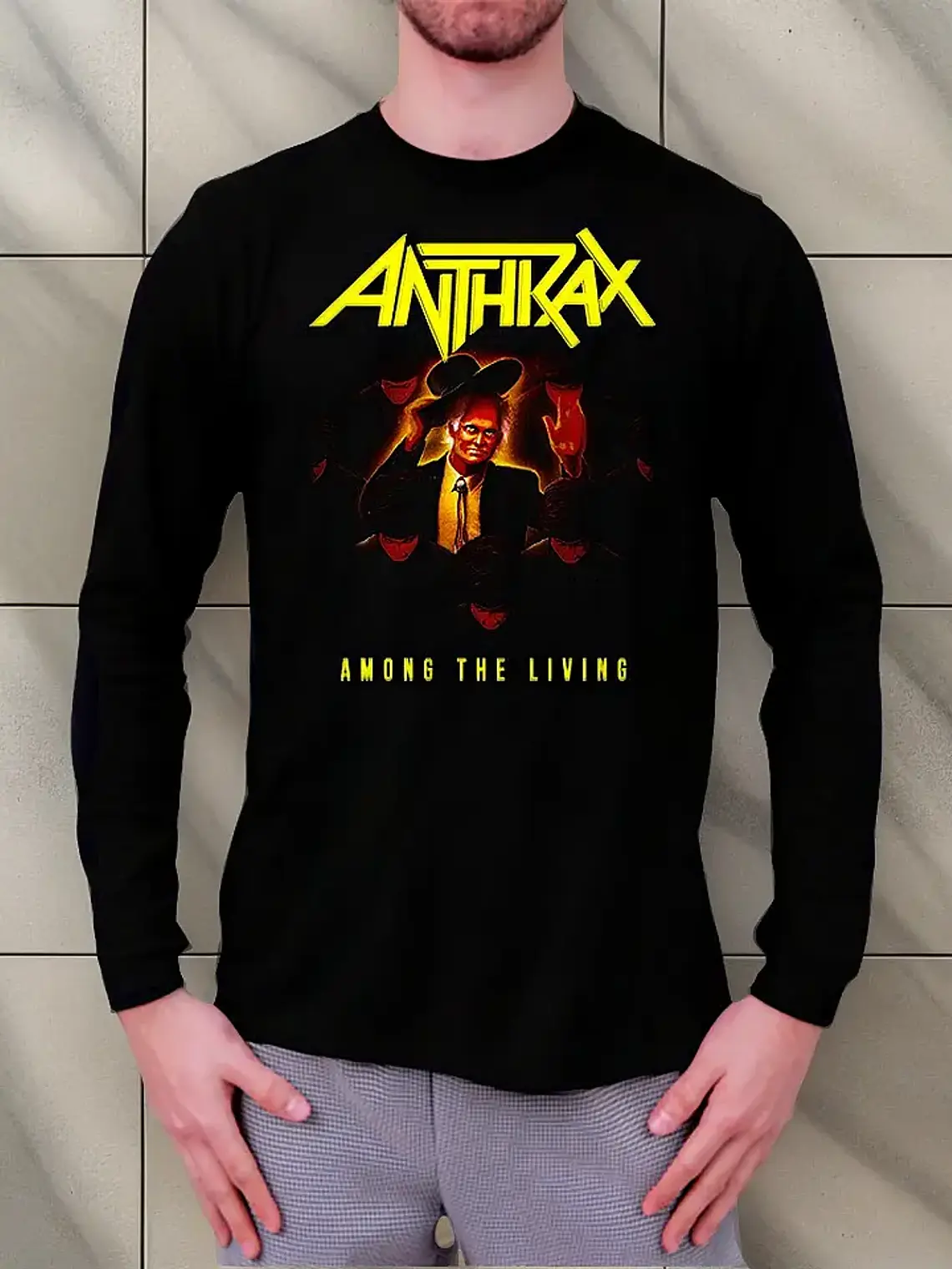 Polera Manga Larga Anthrax - Among The Living - Ver 07 1