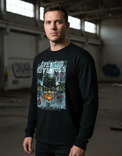 Polera Manga Larga Avenged Sevenfold - Black Reign - Ver 05
