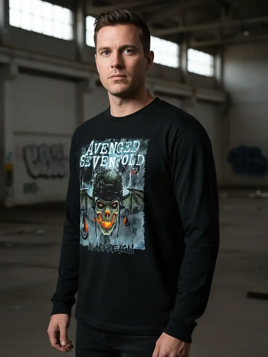 Polera Manga Larga Avenged Sevenfold - Black Reign - Ver 05 1