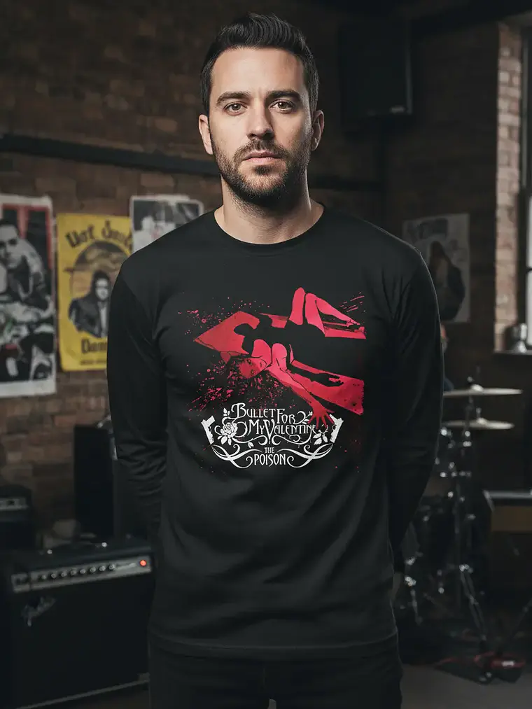 Polera Manga Larga Bullet For My Valentine -ver 03- The Pois 1
