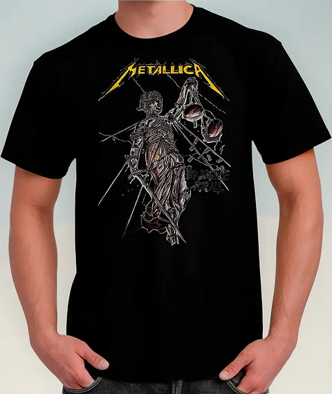 Polera Metallica - Ver 18 - And Justice For All