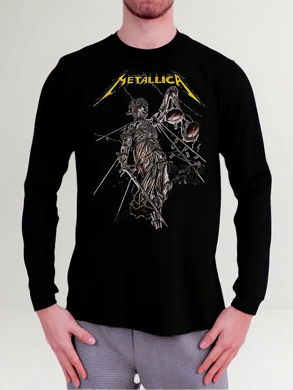 Polera Manga Larga Metallica - Ver 18 - And Justice For All 1