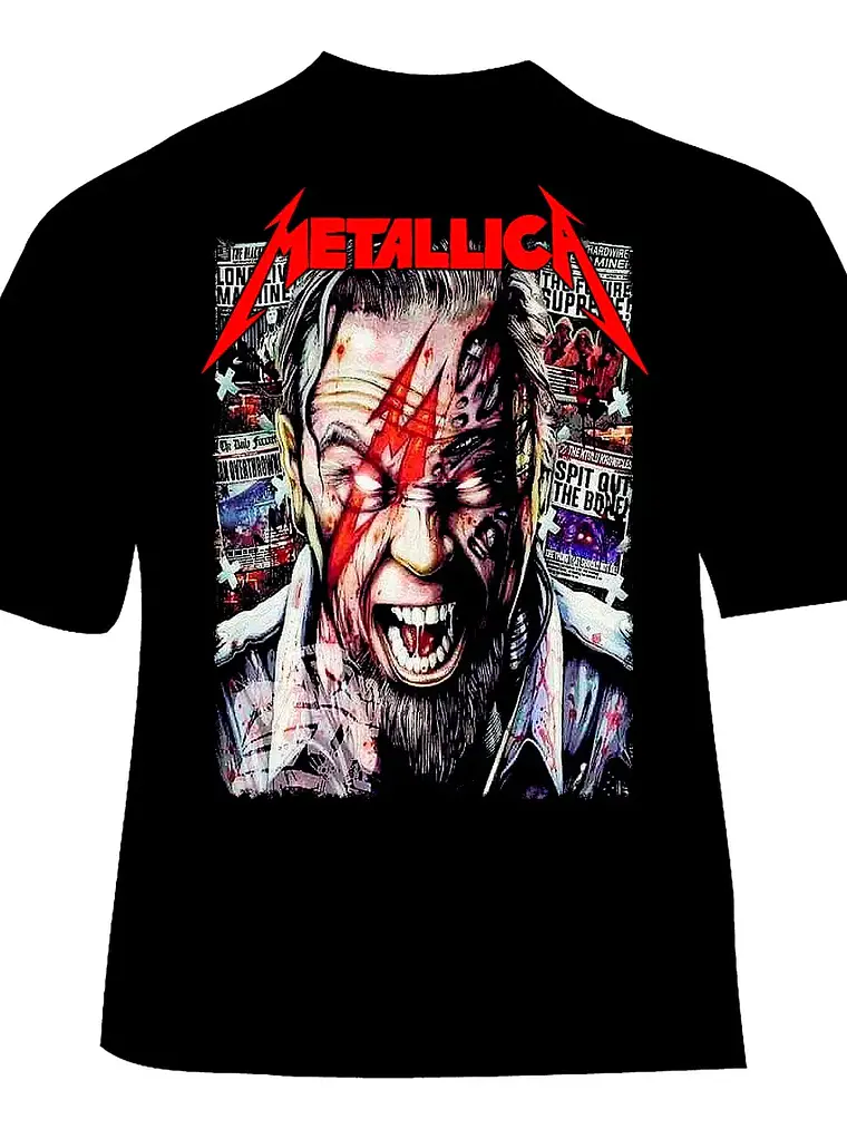 Polera Metallica - Ver 11 - James Hetfield 1