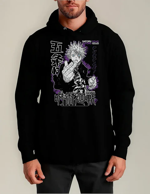 Poleron Jujutsu Kaisen Satoru Gojo Especial - Vale Gamess