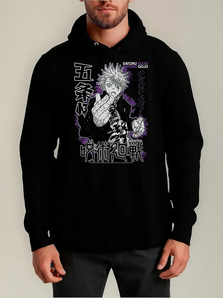 Poleron Jujutsu Kaisen Satoru Gojo Especial - Vale Gamess 1