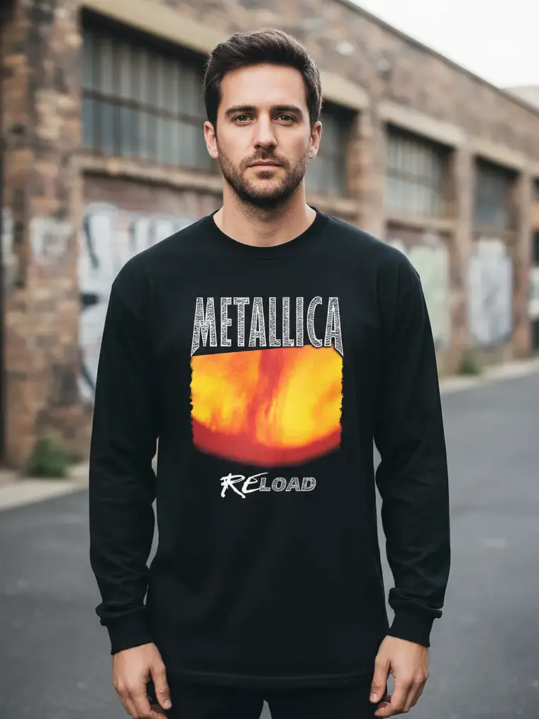 Polera Manga Larga Metallica - Ver 42 - Reload 1