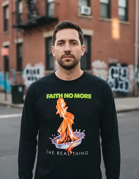 Polera Manga Larga Faith No More - Ver 05 - The Real Thing