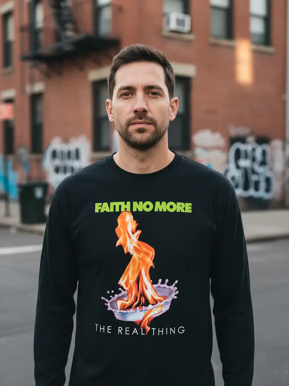 Polera Manga Larga Faith No More - Ver 05 - The Real Thing 1