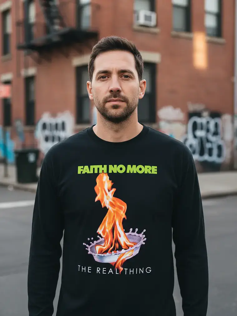 Polera Manga Larga Faith No More - Ver 05 - The Real Thing 1