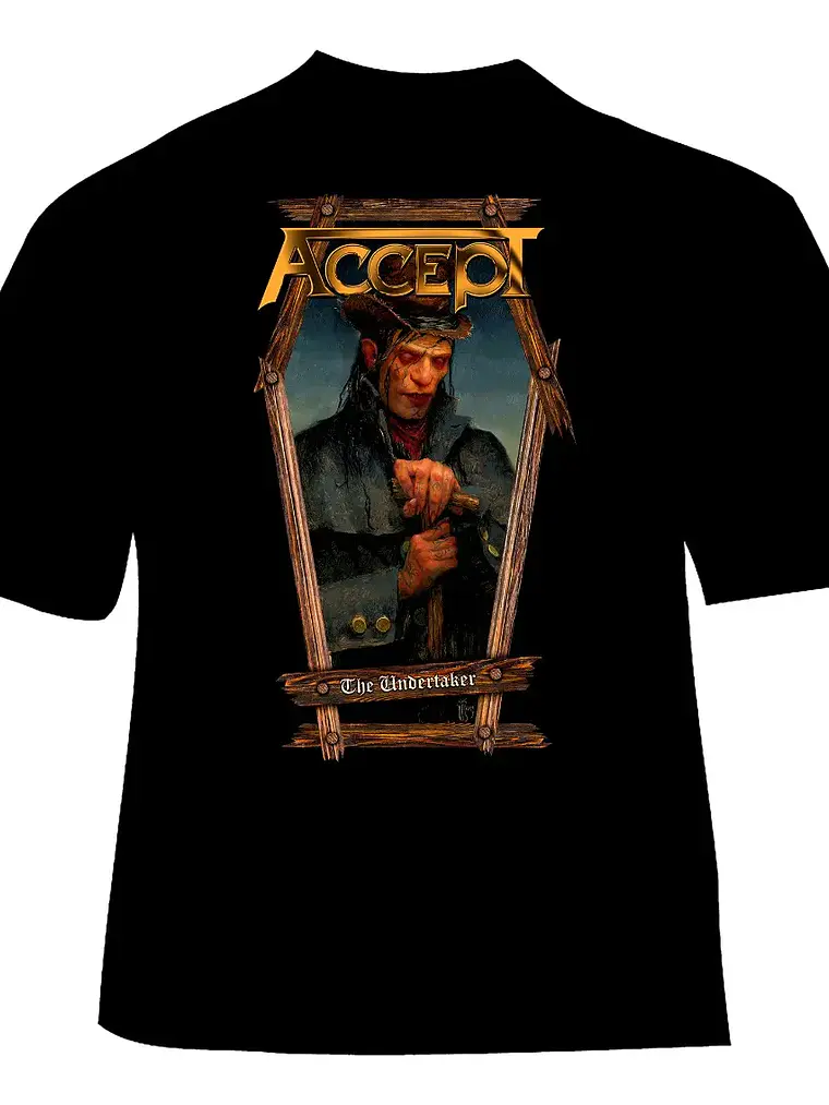 Polera Accept - Ver 02 - The Undertaker 1
