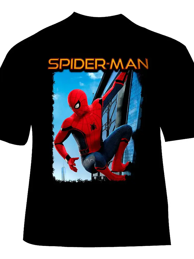 Polera Spiderman - Ver 01 - Vale Gamess 1