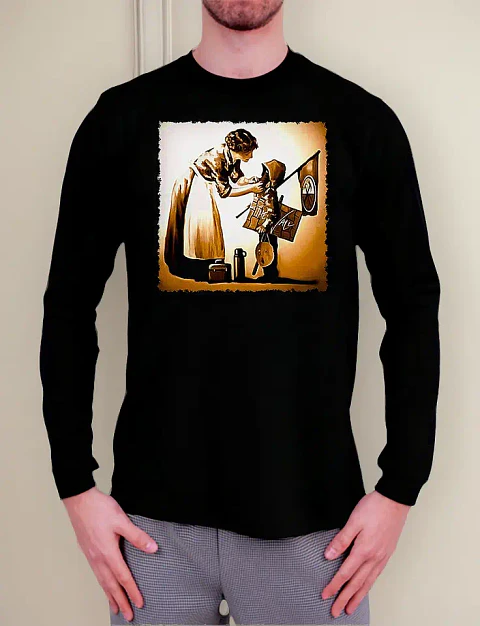 Polera Manga Larga Pink Floyd - Ver 06 - The Wall