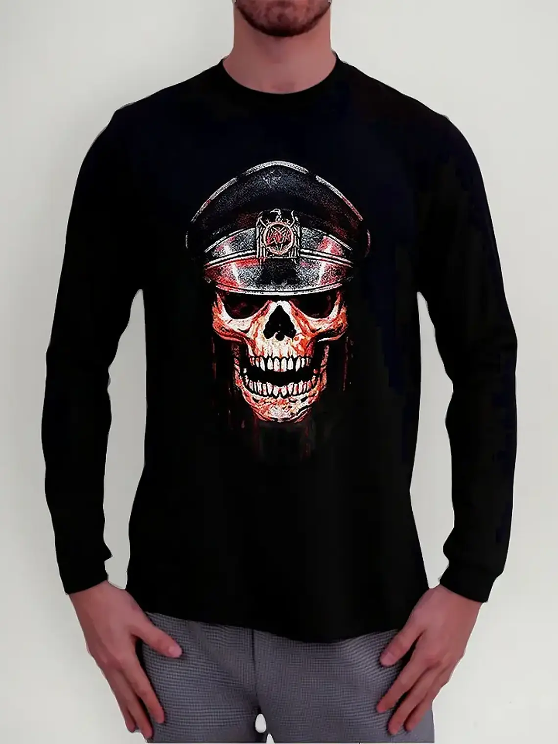 Polera Manga Larga Slayer - Ver 08 - Vale Gamess 1