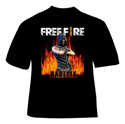 Polera Free Fire - Ver 01 - Vale Gamess