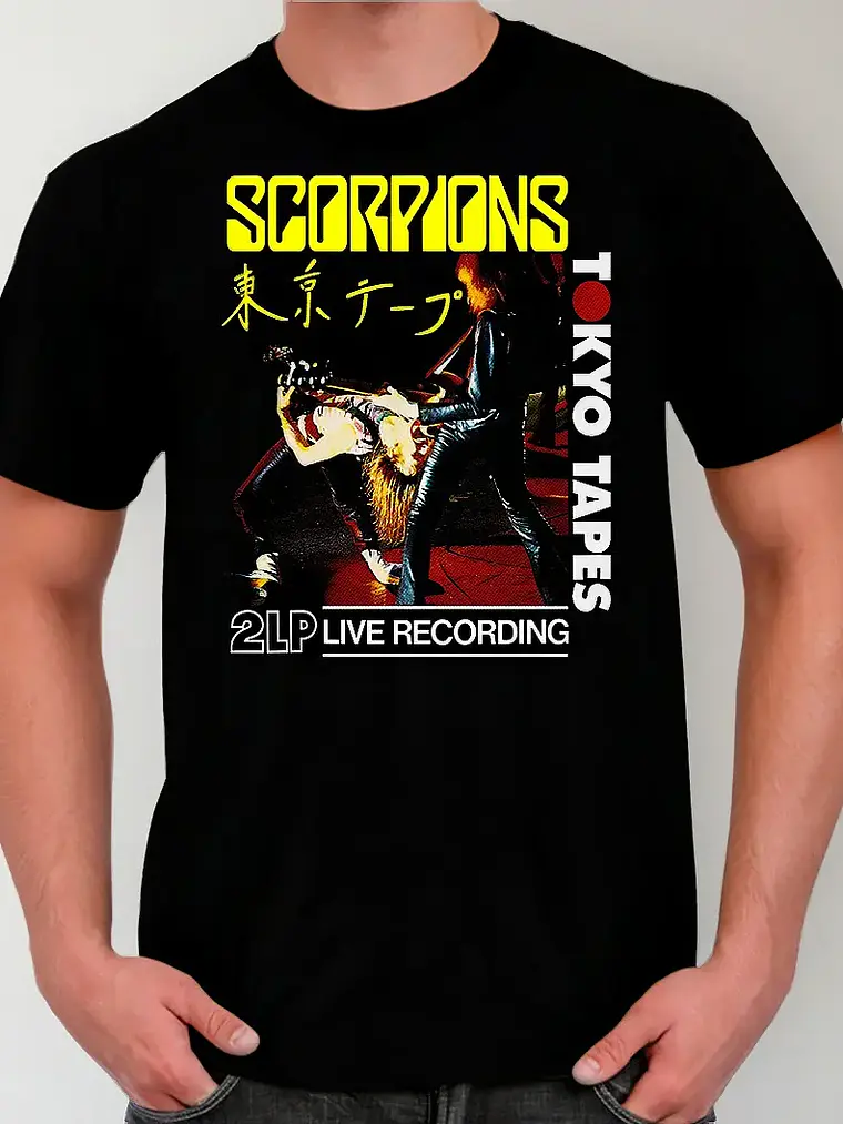 Polera Scorpions - Ver 09 - Live Tokyo 1