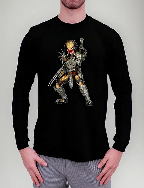 Polera Manga Larga Depredador - Ver 03 - Terror