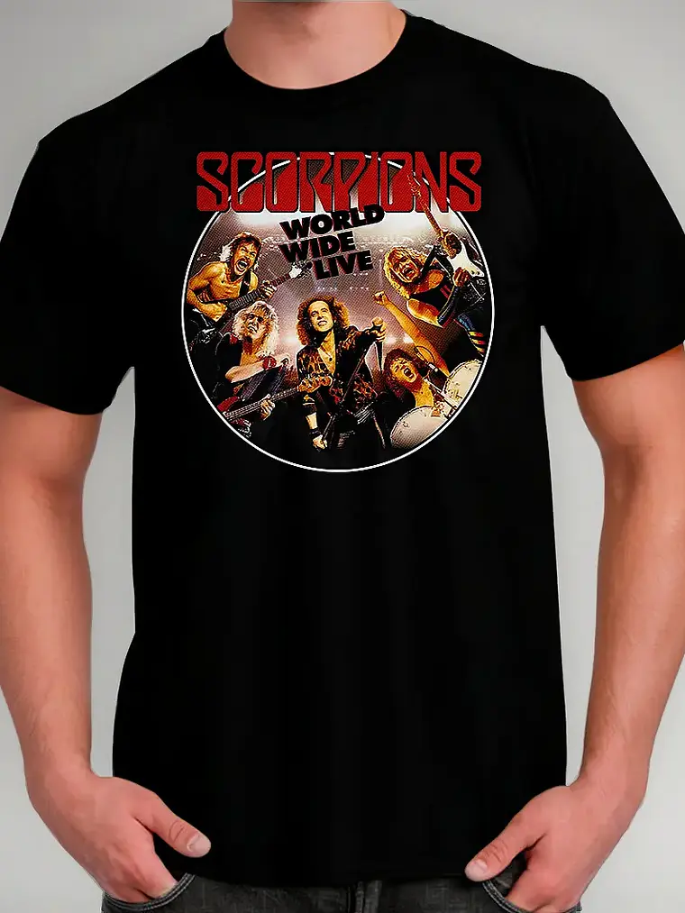 Polera Scorpions - Ver 11 - World Wide Live 1
