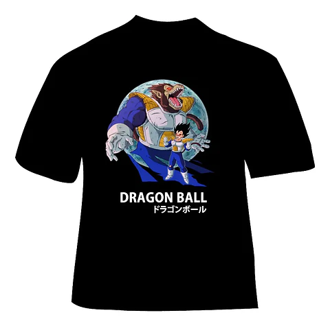 Polera Dragon Ball - Ver 02 - Vegeta - Vale Gamess