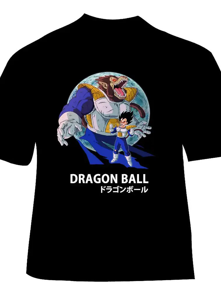 Polera Dragon Ball - Ver 02 - Vegeta - Vale Gamess 1