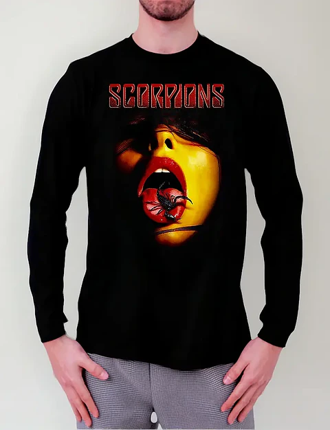 Polera Manga Larga Scorpions - Ver 02 - Vale Gamess