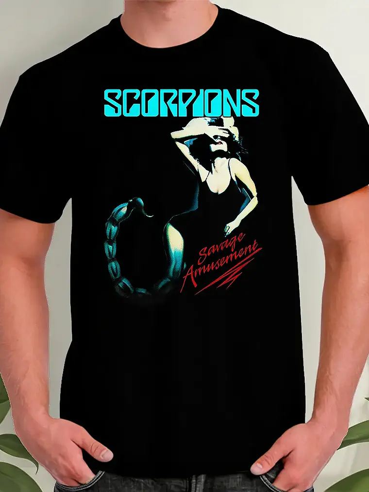 Polera Scorpions - Ver 04 - Savage Amusement 1