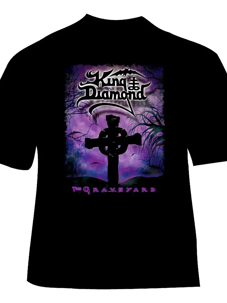 Polera King Diamond - Ver 12 - The Graveyard 1