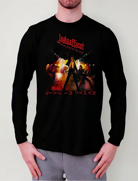 Polera Manga Larga Judas Priest - Ver 08 - Unleashed In The