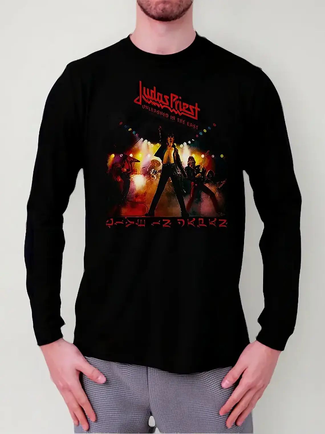 Polera Manga Larga Judas Priest - Ver 08 - Unleashed In The 1