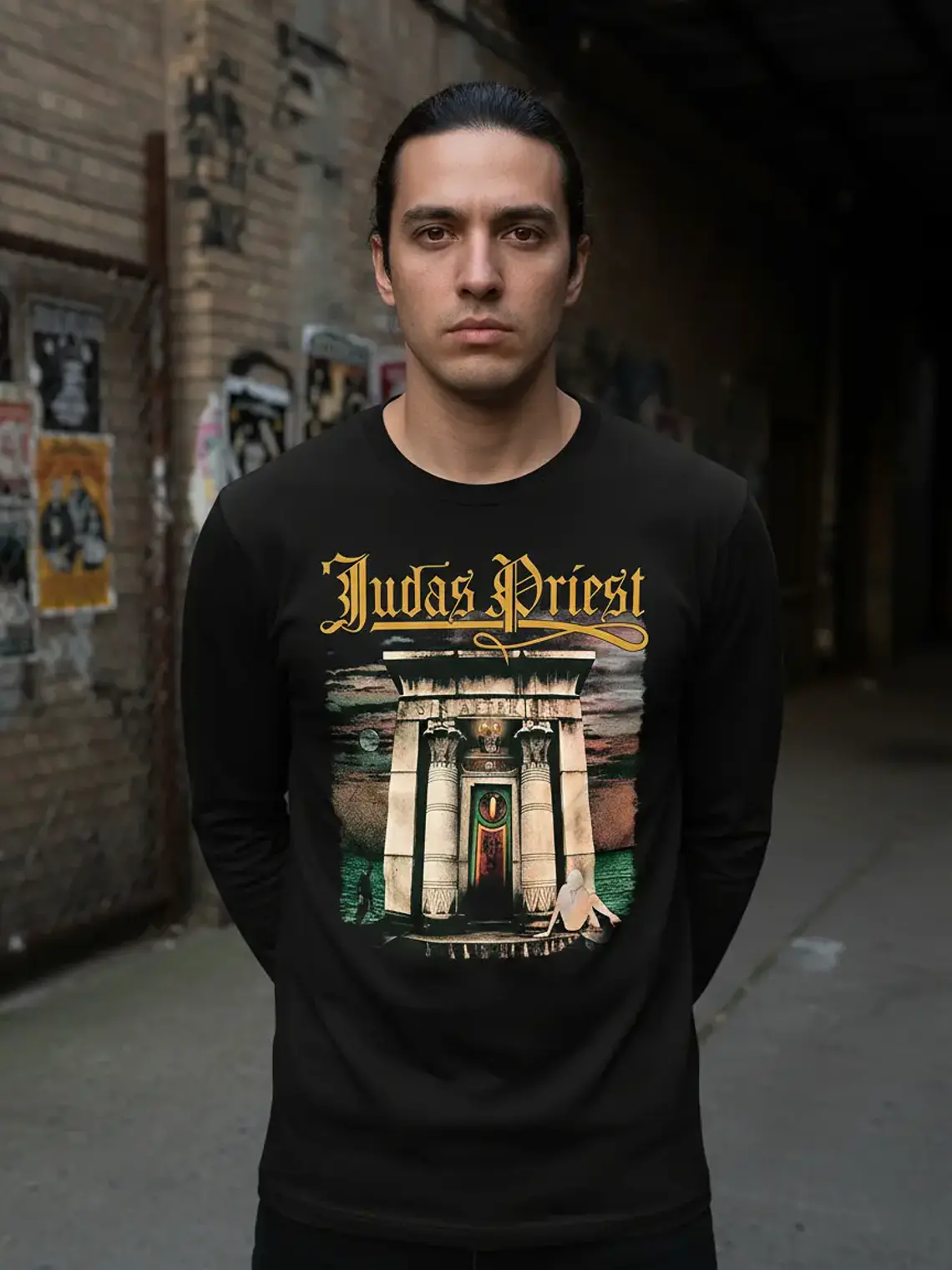 Polera Manga Larga Judas Priest - Ver 12 - Sin After Sin 1
