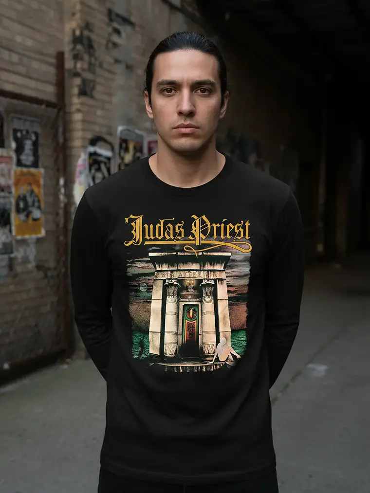 Polera Manga Larga Judas Priest - Ver 12 - Sin After Sin 1