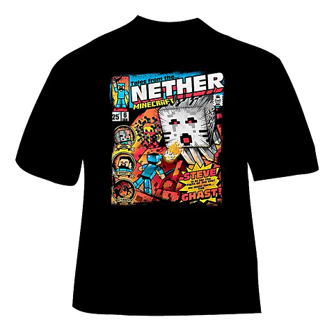 Polera Minecraft - Ver 02 - Vale Gamess