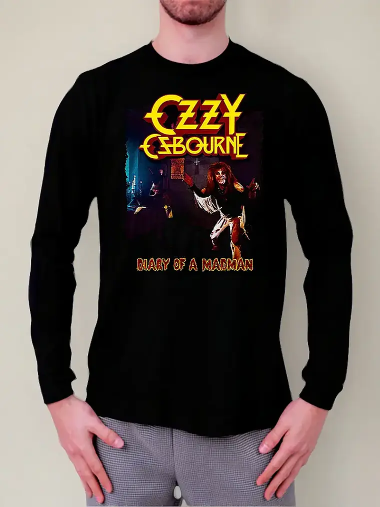 Polera Manga Larga Ozzy Osbourne - Ver 02 - Diary Of A Madma 1