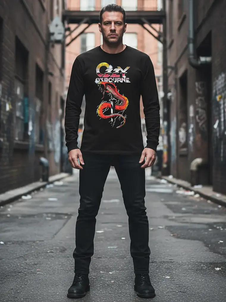 Polera Manga Larga Ozzy Osbourne - Ver 16 - Vale Gamess 1
