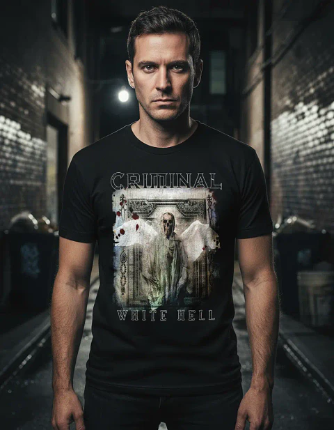 Polera Criminal - Ver 12 - White Hell