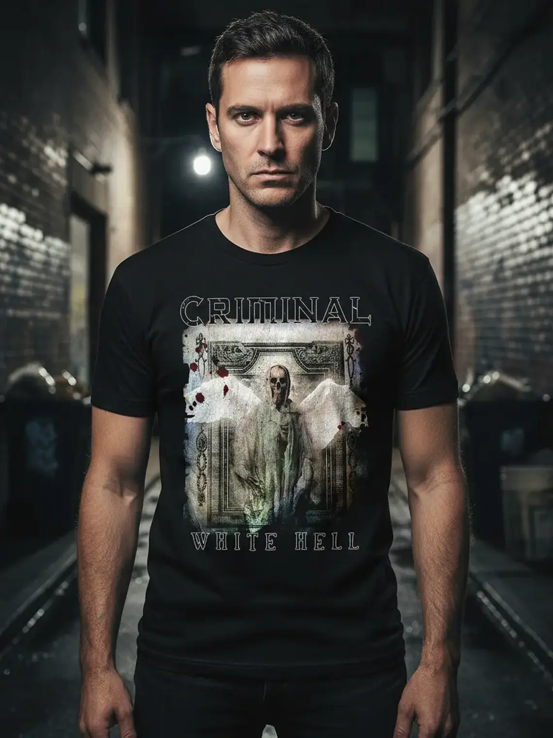 Polera Criminal - Ver 12 - White Hell 1