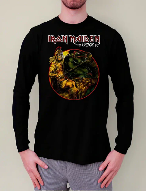 Polera Manga Larga Iron Maiden - Ver 127 - The Greek Fc