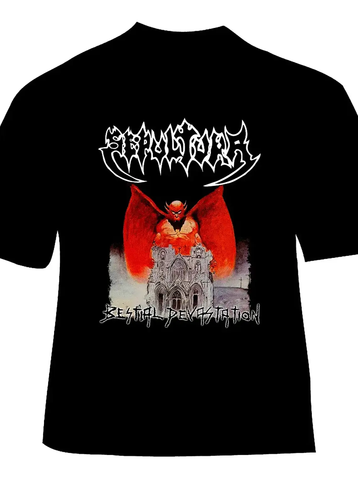 Polera Sepultura - Ver 10 - Bestial Devastation 1