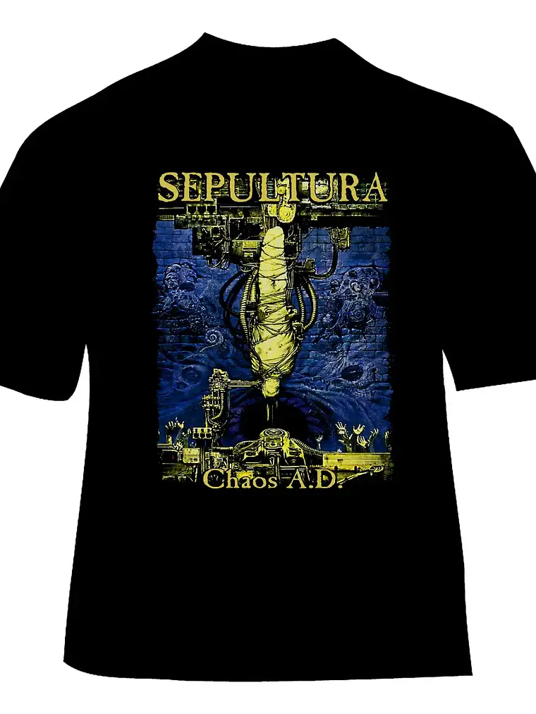 Polera Sepultura - Ver 12 - Chaos A. D. 1
