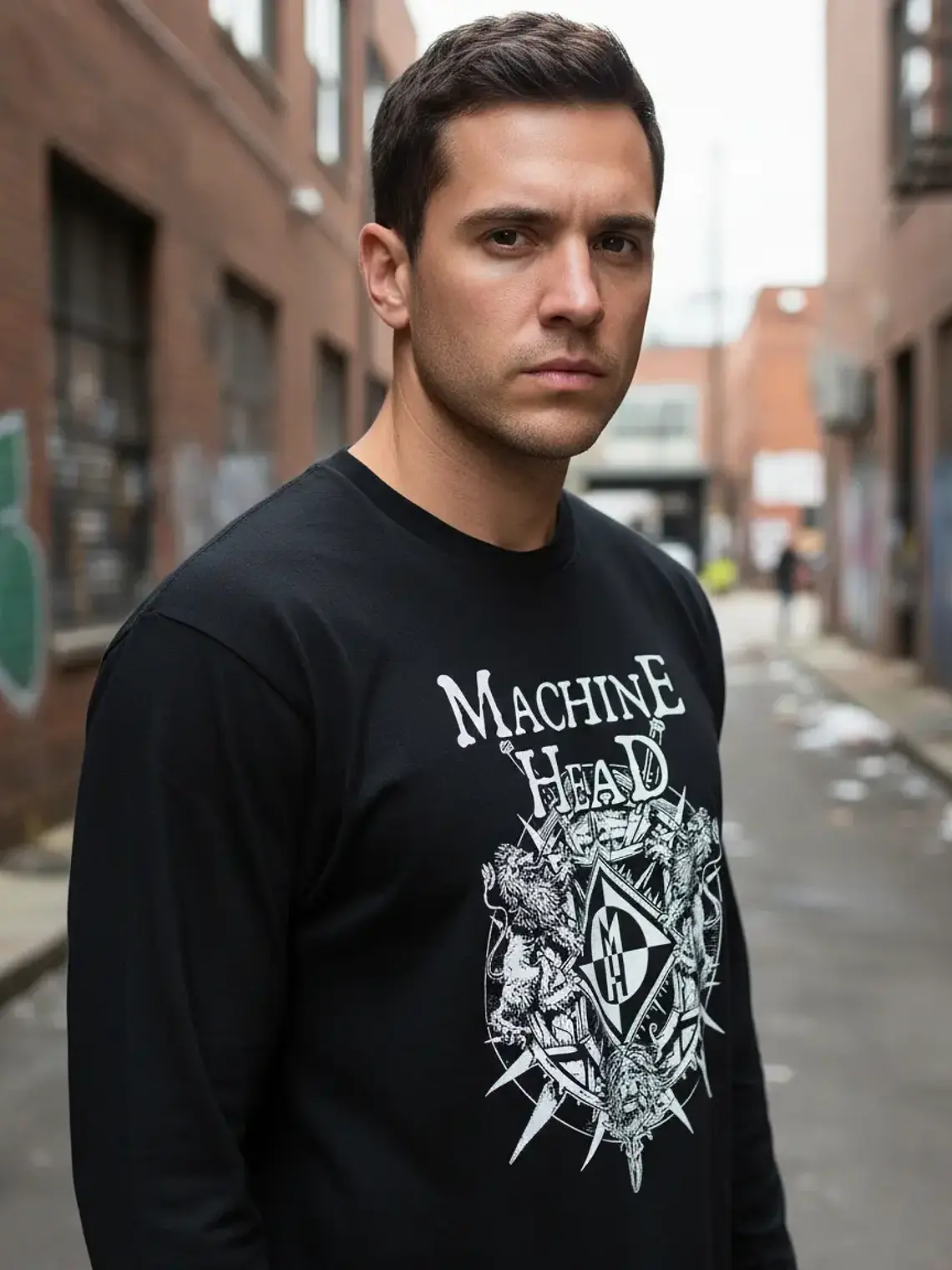 Polera Manga Larga Machine Head - Ver 01 - Bloodstone & Diam 1