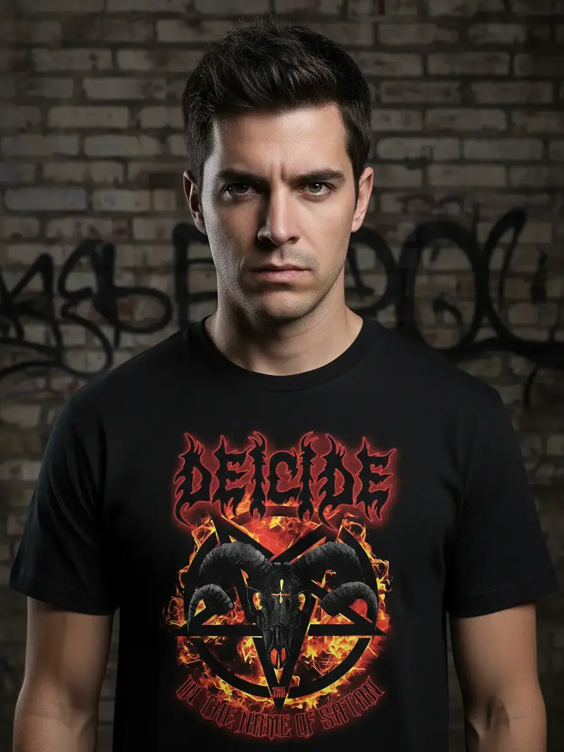 Polera Deicide - Ver 27 - In The Name Of Satan 1