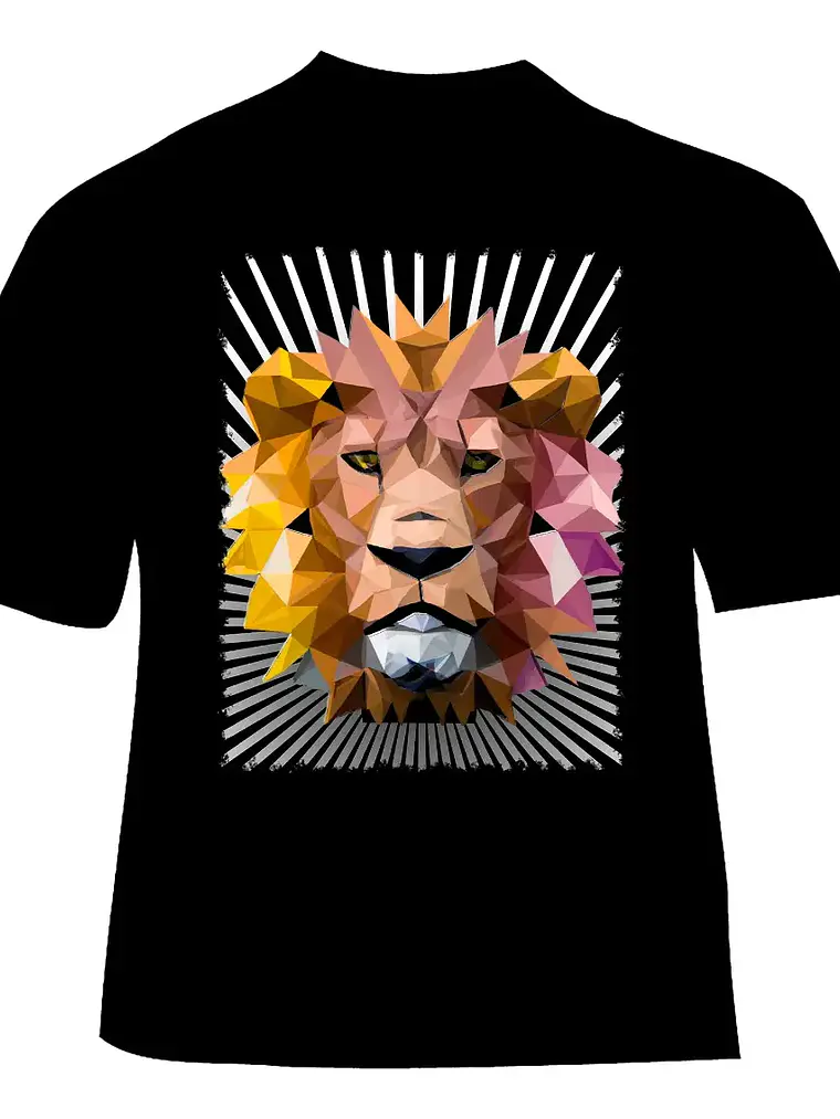Polera Animales - Ver 01 - Leon 1