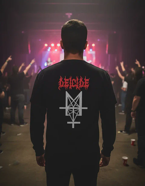 Polera Manga Larga Deicide - Ver 05 - Crucifixion - Early Ye