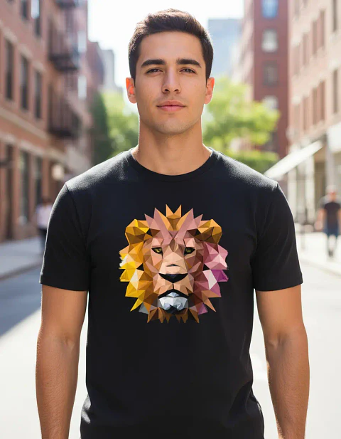 Polera Animales - Ver 02 - Leon