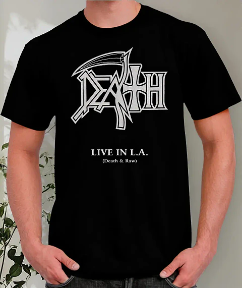 Polera Death - Ver 10 - Live In L. A.