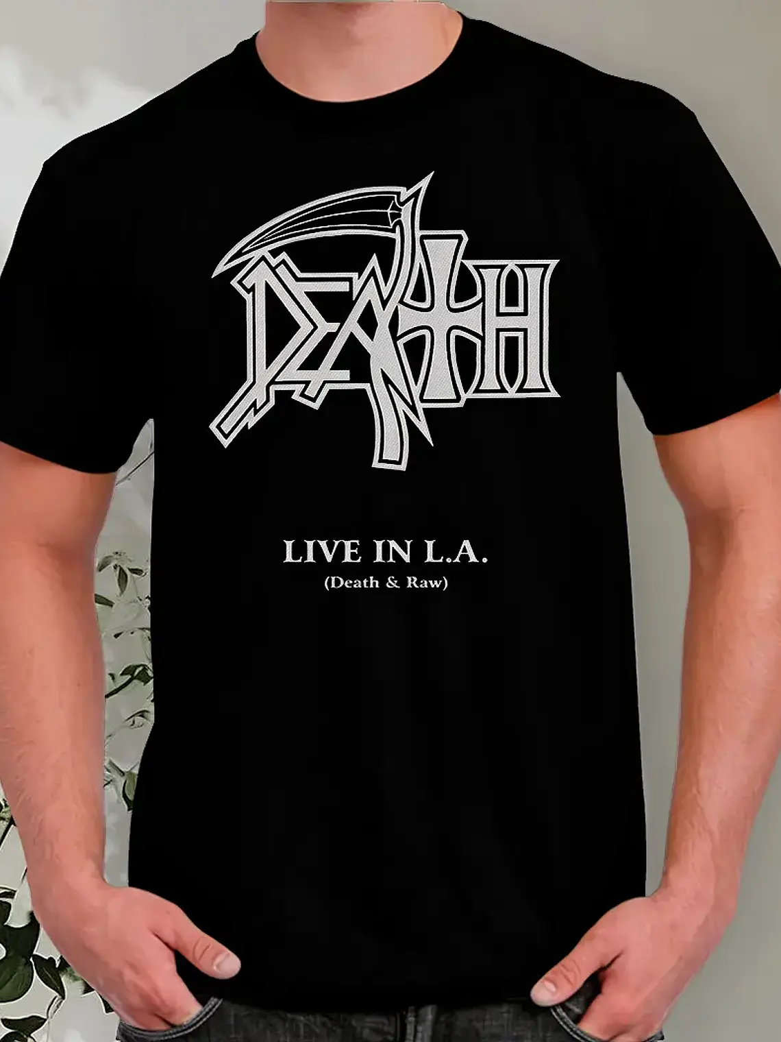 Polera Death - Ver 10 - Live In L. A. 1