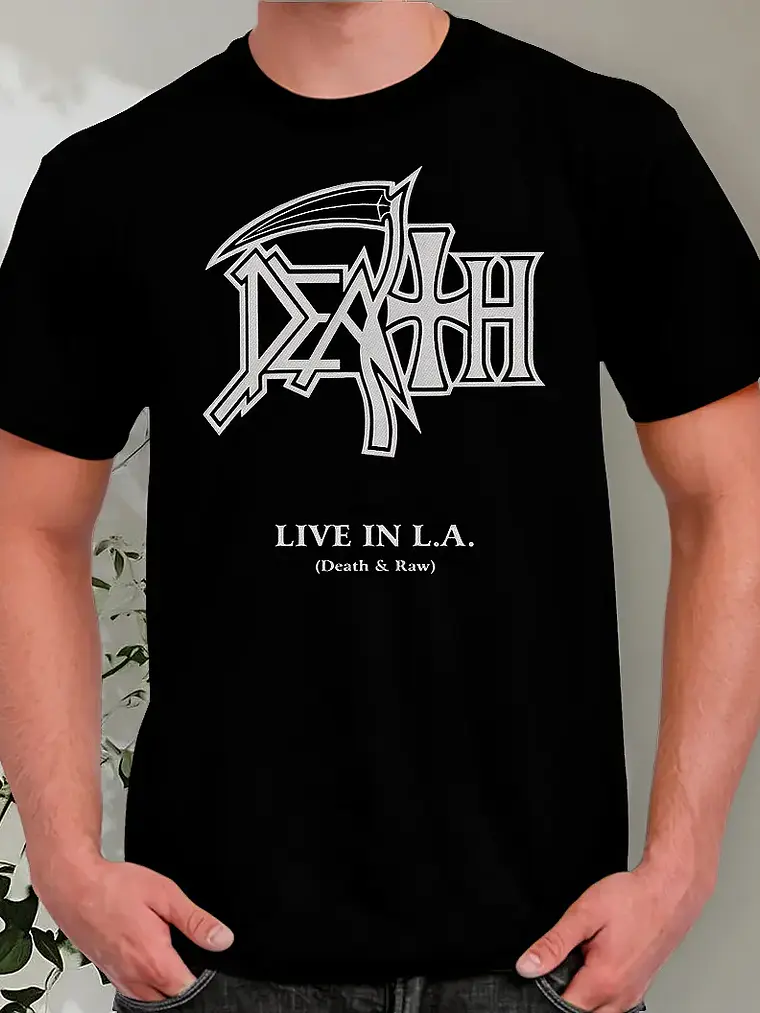 Polera Death - Ver 10 - Live In L. A. 1