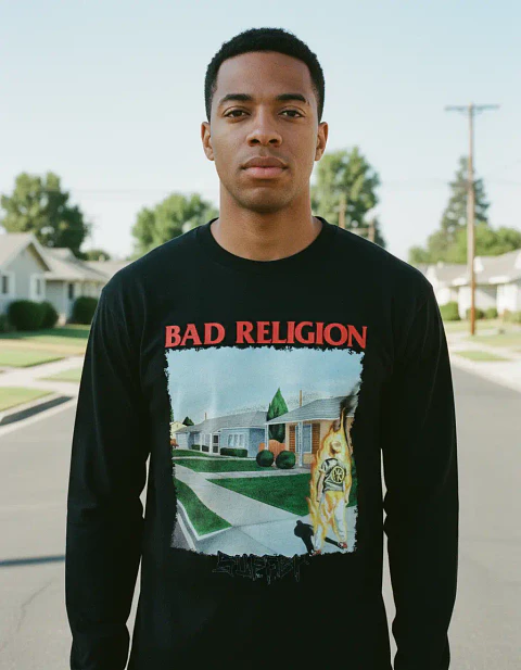 Polera Manga Larga Bad Religion - Ver 04 - Suffer