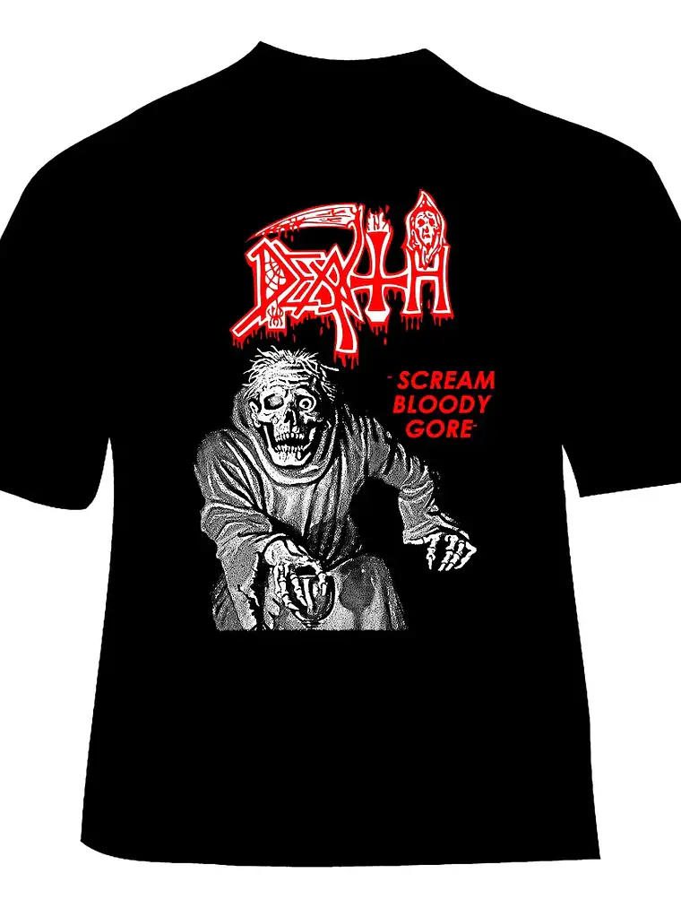 Polera Death - Ver 15 - Scream Bloody Gore 1