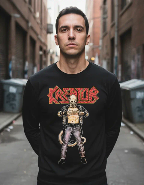 Polera Manga Larga Kreator - Ver 25 - Vale Gamess